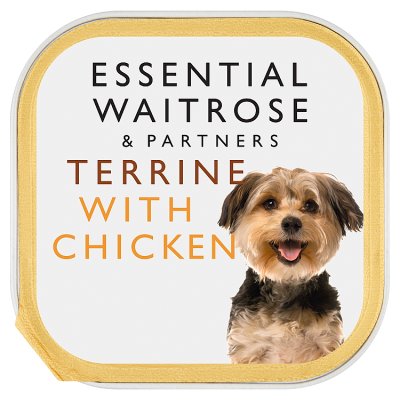 Essential chicken terrine dog food 150g, imported from the UK