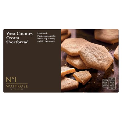 Waitrose No.1 West Country cream shortbread biscuits 160g, imported from the UK