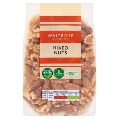 Waitrose mixed nuts selection 250g (British brand)