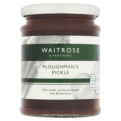 Waitrose Ploughman's Pickle 310g jar (British brand)