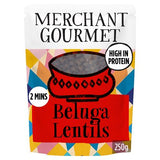 Merchant Gourmet Beluga Lentils 250g - British product