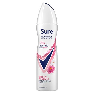 Sure Bright Bouquet 72H antiperspirant deodorant 150ml, UK version