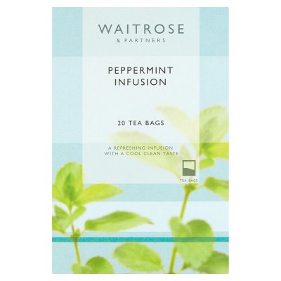 Waitrose peppermint infusion 20 tea bags 40g, UK version