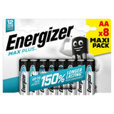 Energizer Max Plus AA batteries 8-pack - British product