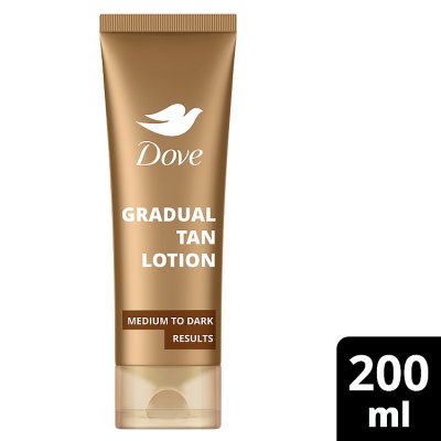 Dove DermaSpa gradual tan lotion medium to dark 200ml (British brand)