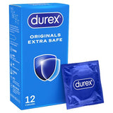 Durex Extra Safe thick condoms 12 pack, UK version