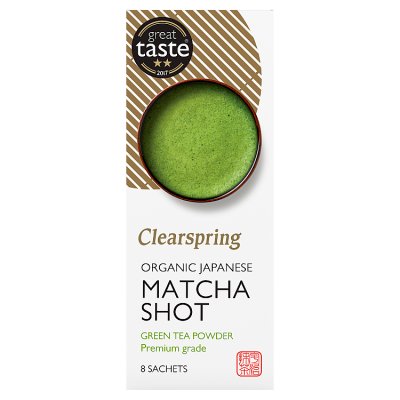 Clearspring Matcha Shot organic green tea 8 tea bags (British brand)