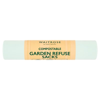Waitrose compostable garden refuse sacks 50L - British product