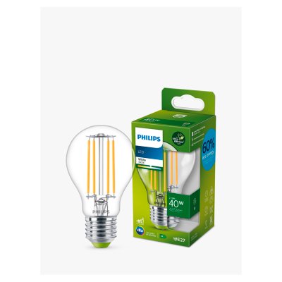 Philips LED bulb A60 E27 warm white 40W, UK version