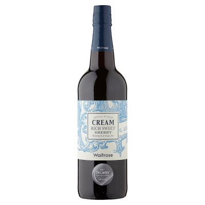 Waitrose Blueprint Cream Sherry 75cl - British product