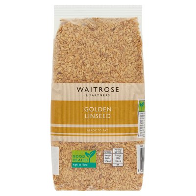 waitrose Waitrose Golden Linseed 375g- Buy online at McGrocer