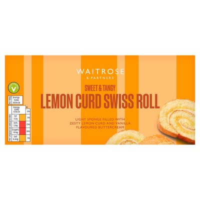 Waitrose Lemon Swiss Roll - British product