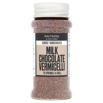 Cooks' Ingredients milk choc vermicelli 70g (British brand)