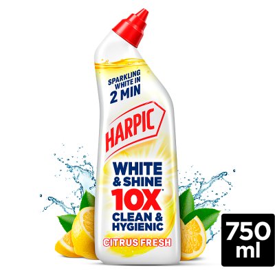 Harpic bleach toilet cleaner citrus 750ml (British brand)