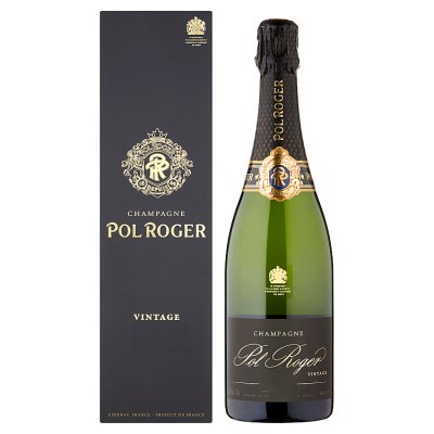 Pol Roger Brut Vintage Champagne 75cl, imported from the UK