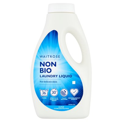 Waitrose Non-Bio laundry liquid 36W 900ml - British product
