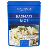 Waitrose basmati rice 250g microwave pouch - British product