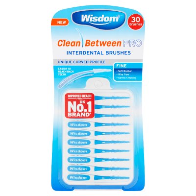Wisdom interdental brushes Pro Fine 30s, UK version