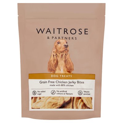 Waitrose grain free jerky bites dog treats 70g, UK version