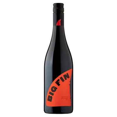 Big Fin Shiraz full bodied red wine 75cl, UK version