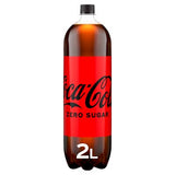 Coca-Cola Zero Sugar soft drink 2L (British brand)