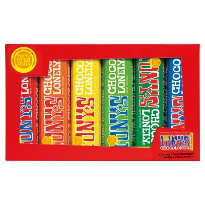 Tony's Chocolonely Rainbow Tasting Pack 288g (British brand)
