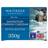 Waitrose mature Cheddar cheese strength 6 350g - British product