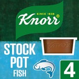 Knorr fish stock pots 4x28g gluten free, imported from the UK