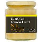 Waitrose No.1 lemon curd 320g, imported from the UK