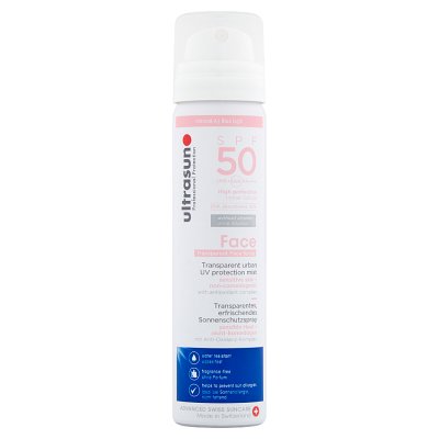 Ultrasun face and scalp sun mist SPF50 75ml (British brand)