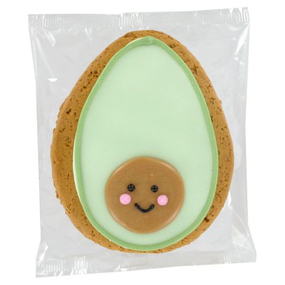 Original Biscuit Bakers gingerbread Alan the Avocado 75g, imported from the UK