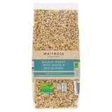 Waitrose grain mix bulgur wheat and quinoa 500g, imported from the UK