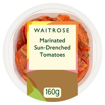 Waitrose marinated sun-drenched tomatoes 160g - British product