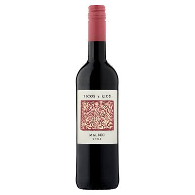 Picos Y Rios Malbec red wine 75cl - British product