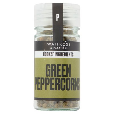 Cooks' Ingredients green peppercorns 30g, imported from the UK