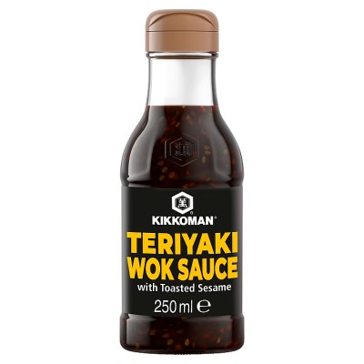 Kikkoman teriyaki sauce with sesame 250ml, imported from the UK