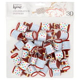 JL red party poppers 30 piece pack (British brand)