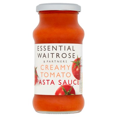 Waitrose Essential creamy tomato pasta bake sauce 340g (British brand)