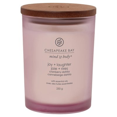 Chesapeake Bay Joy & Laughter medium scented candle jar, UK version