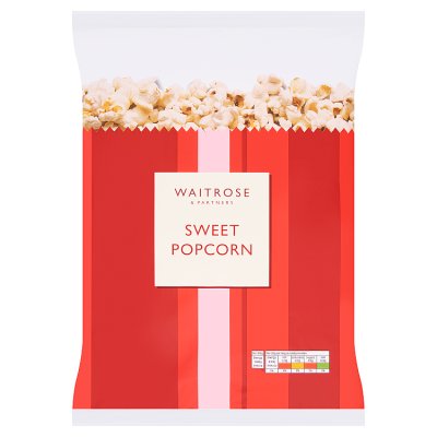 Waitrose sweet popcorn sharing bag 100g, UK version