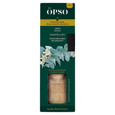 Opso Nordic Birch Forest reed diffuser, UK version