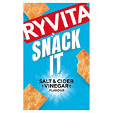 Ryvita flatbread snack thins sea salt and cider vinegar 125g (British brand)