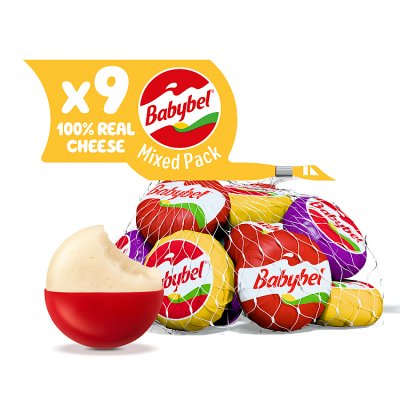 Babybel mini cheese snack mix pack 9 x 20g (British brand)
