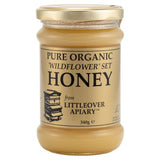 Littleover organic wildflower set honey 340g, imported from the UK
