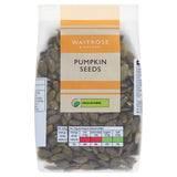 Waitrose pumpkin seeds 175g for snacking (British brand)