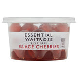 Waitrose Essential glacé cherries 200g, UK version