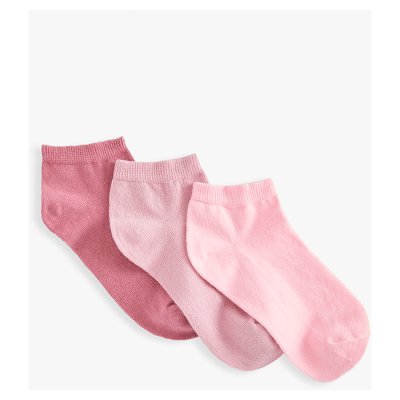 Trainer socks in pink, size 3 (British brand)