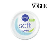 NIVEA Soft moisturiser for face body and hands 500ml - British product