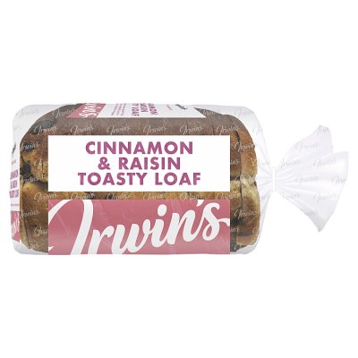 Irwin's Loaf Cinnamon & Raisin 400g, UK version