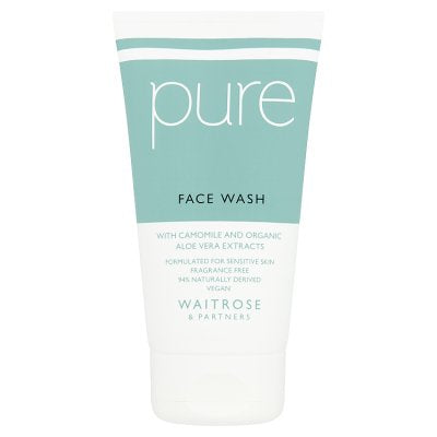 Waitrose Pure Face Wash 150ml for sensitive skin - British product